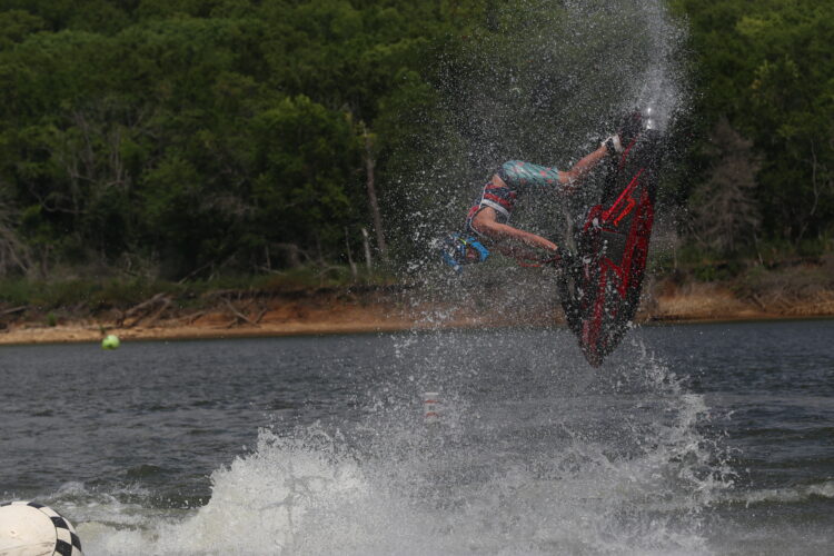 PHOTOS Jet ski racers produce flips and finishes at Clinton Lake event